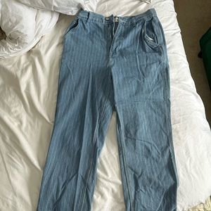 Pacsun striped mom jeans